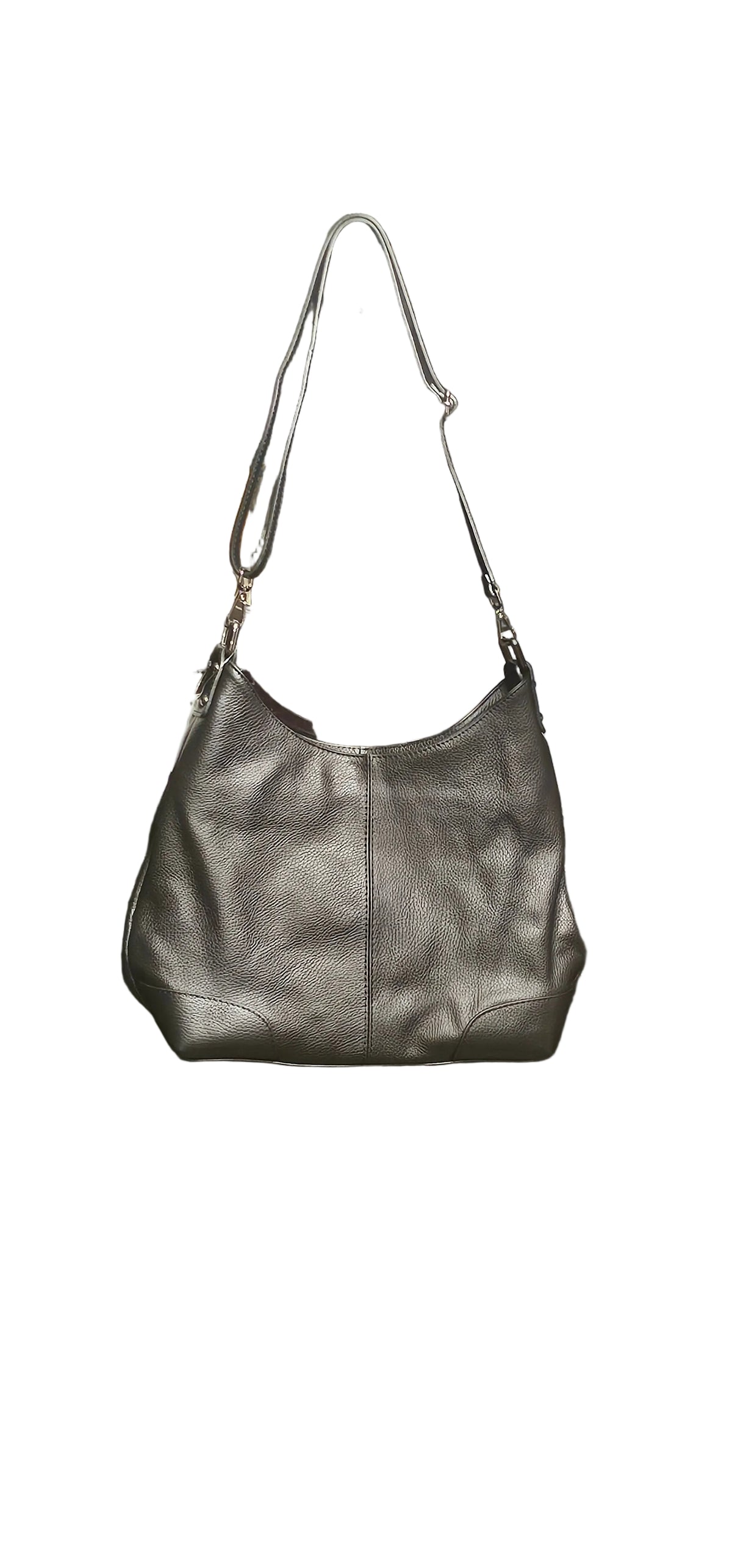 Scarlet Sax Palermo Genuine Italian Leather Shoulder Bag – Sable