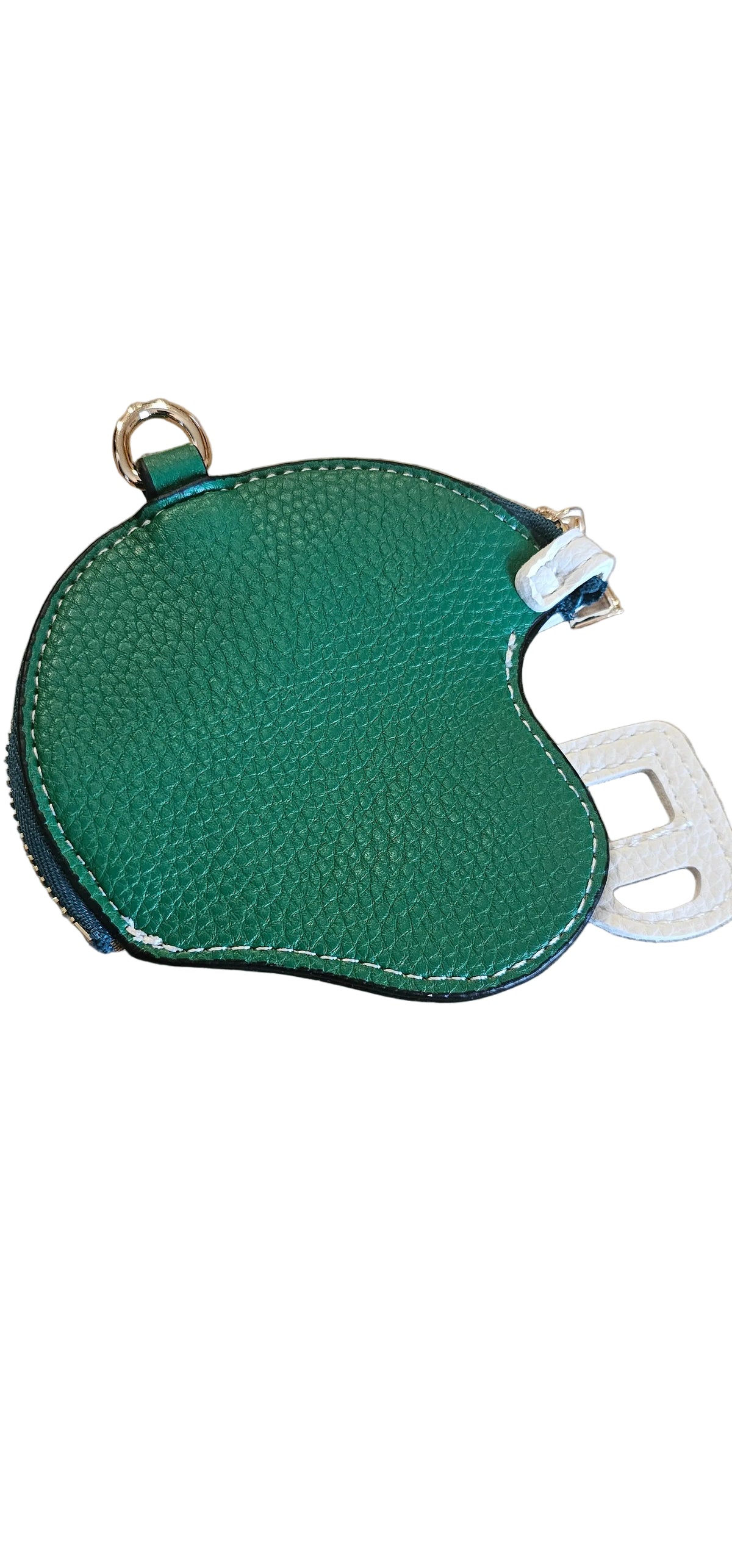 Game Day Football Helmet Coin Purse Wristlet – Green