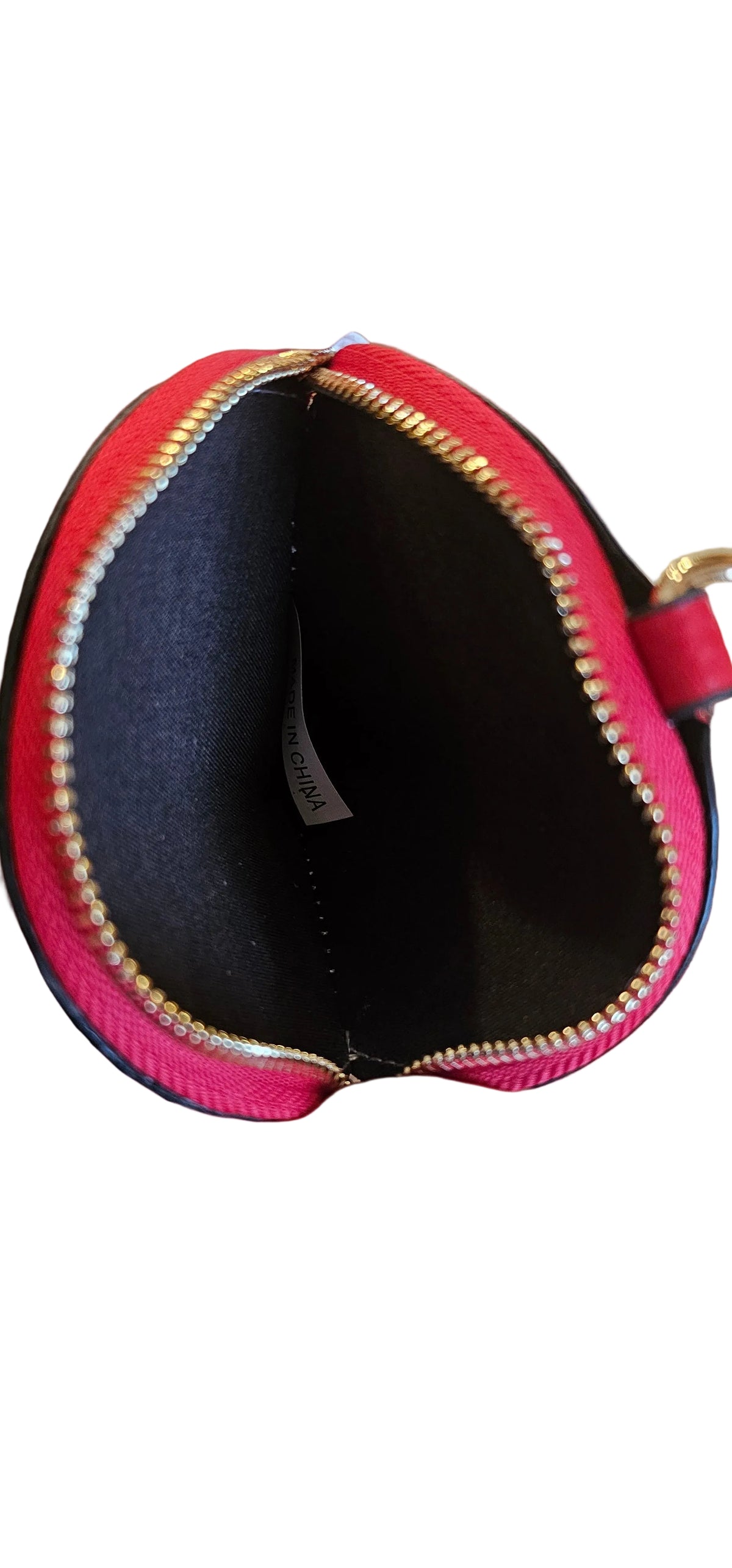 Game Day Football Helmet Coin Purse Wristlet – Red & White