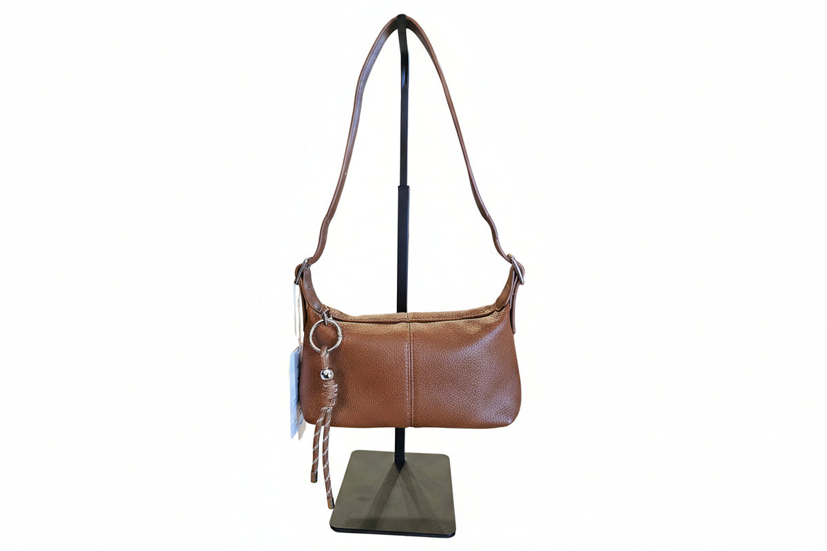 Annette Vegan Leather Shoulder Bag – Cognac