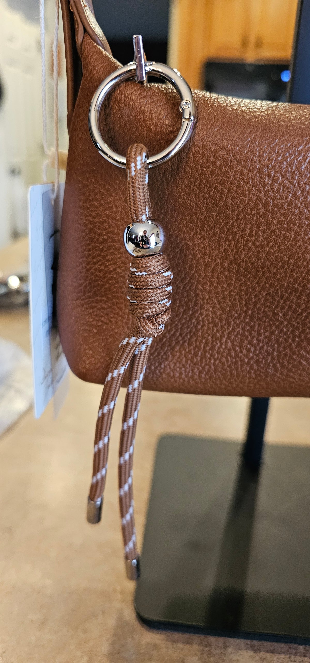 Annette Vegan Leather Shoulder Bag – Cognac