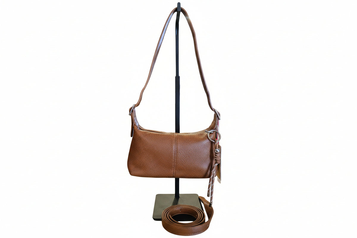 Annette Vegan Leather Shoulder Bag – Cognac