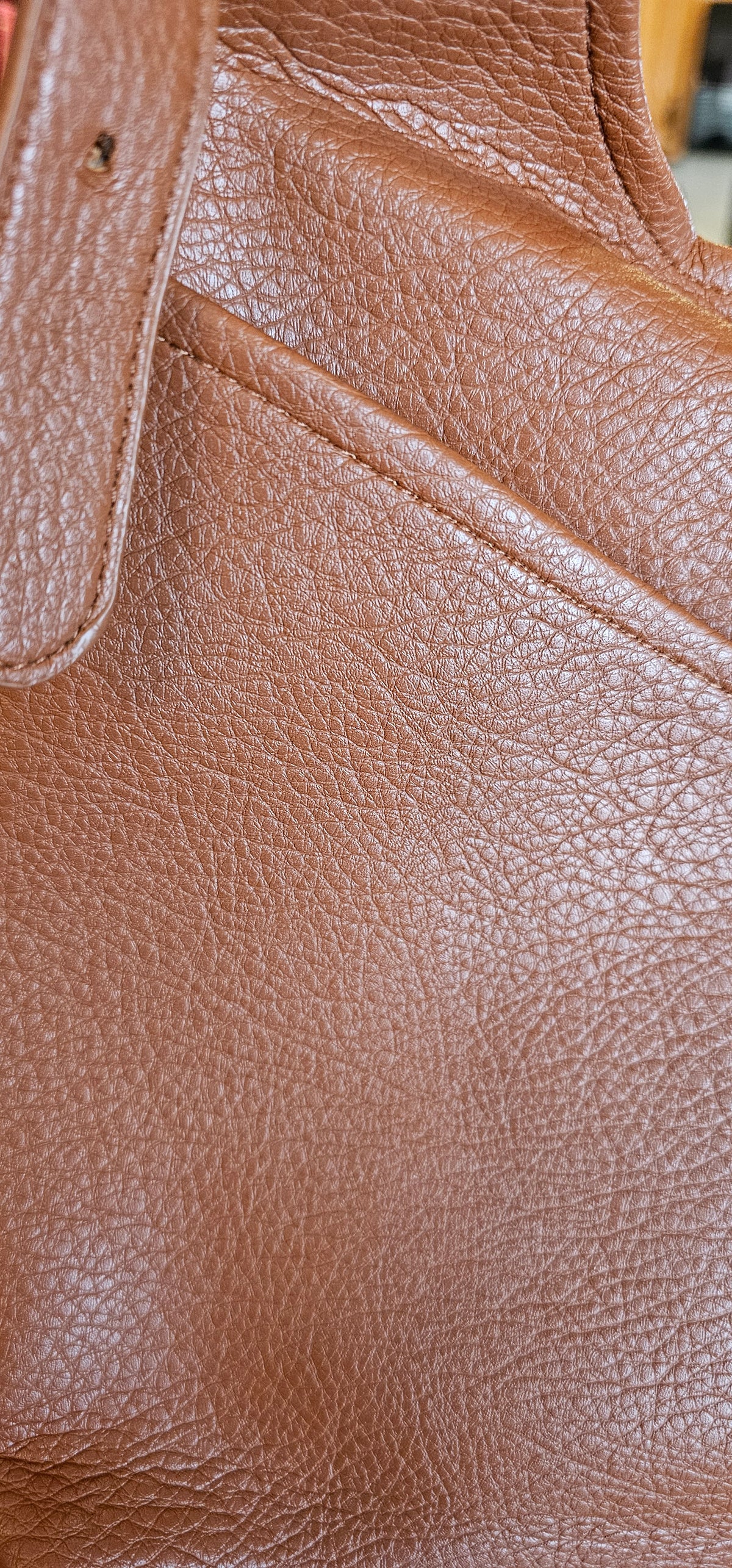 Riley Vegan Leather Hobo Shoulder Bag – Brown