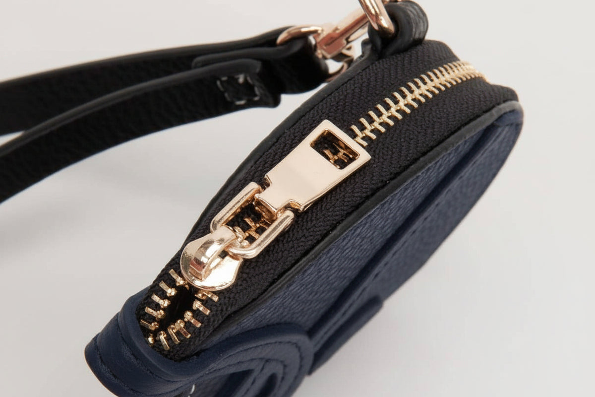 Game Day Football Helmet Coin Purse Wristlet – Navy