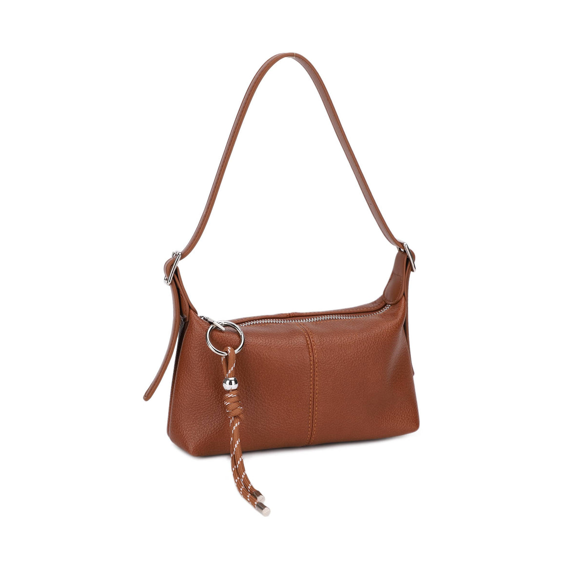 Annette Vegan Leather Shoulder Bag – Cognac