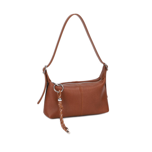 Annette Vegan Leather Shoulder Bag – Cognac