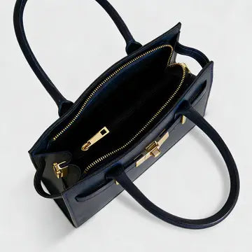 Milan Top Handle Satchel Nero