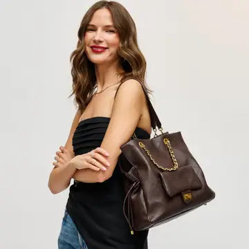 Hudson Tote Chocolate
